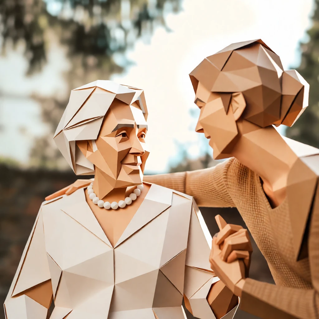 Origma Paper Folding generated by PortraitArt