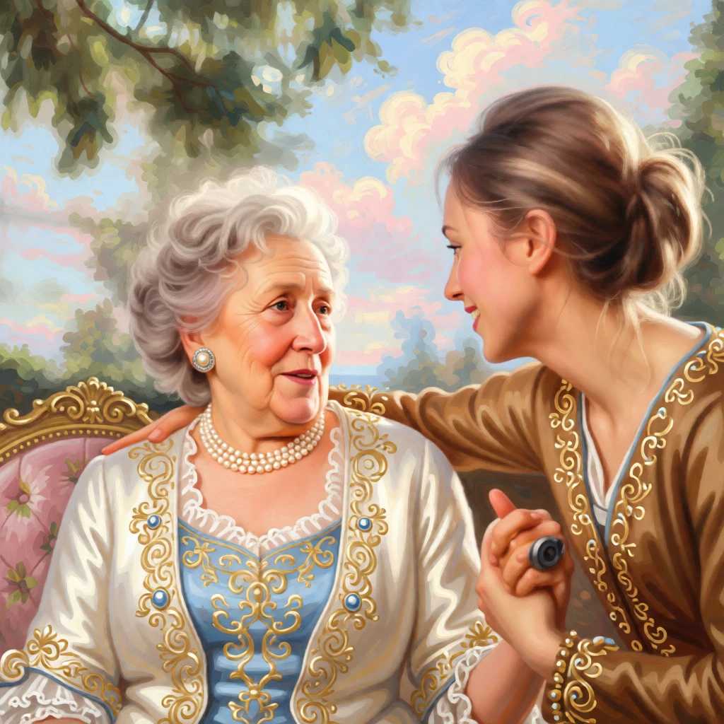 Painting • Rococo generated by PortraitArt