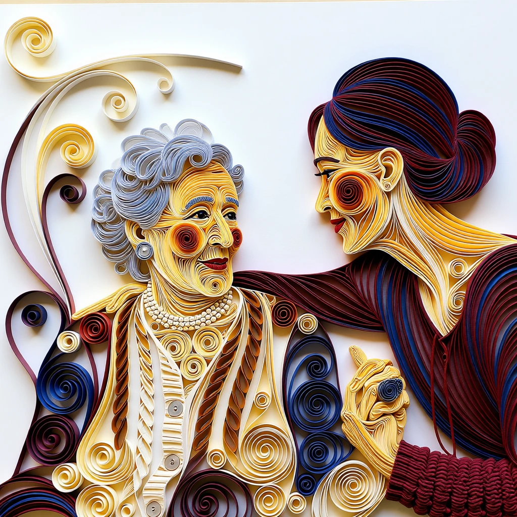 Quilling Art generated by PortraitArt