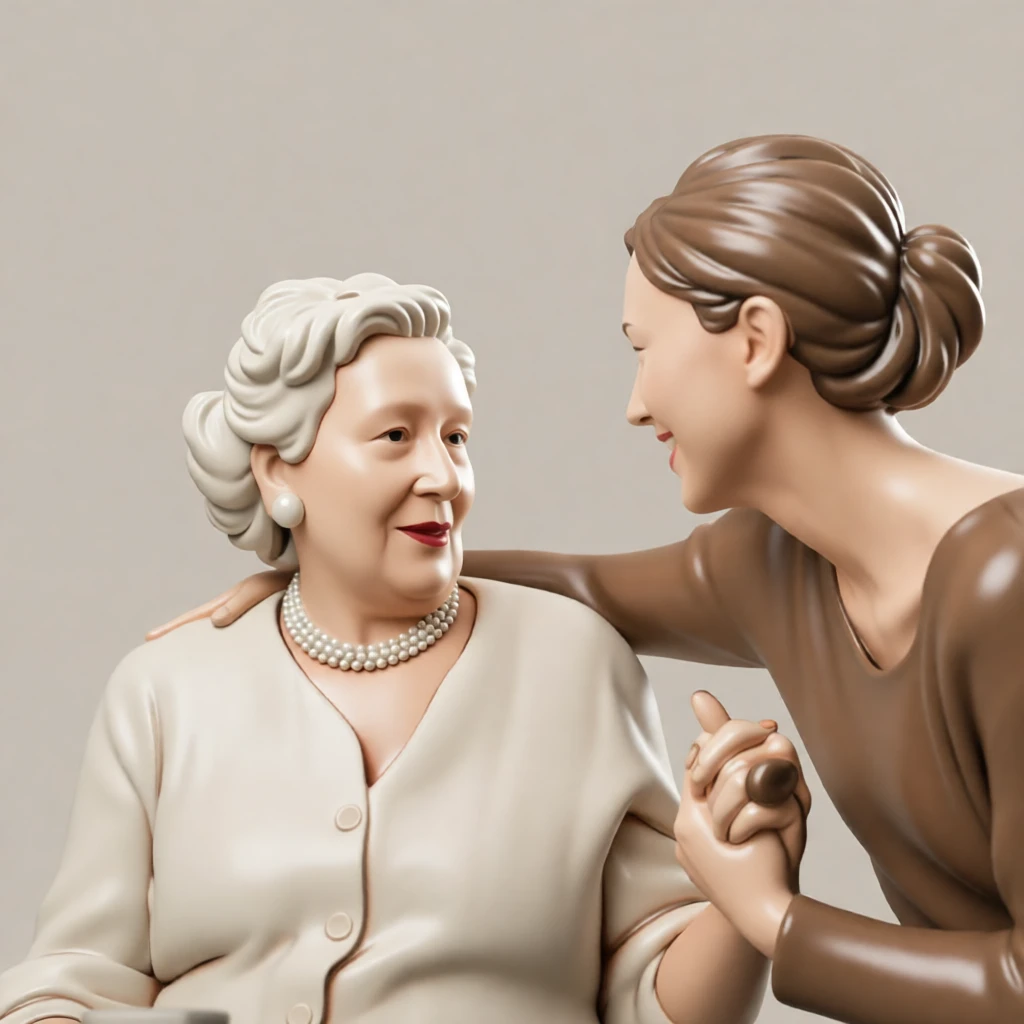 Ceramic Sculpture generated by PortraitArt