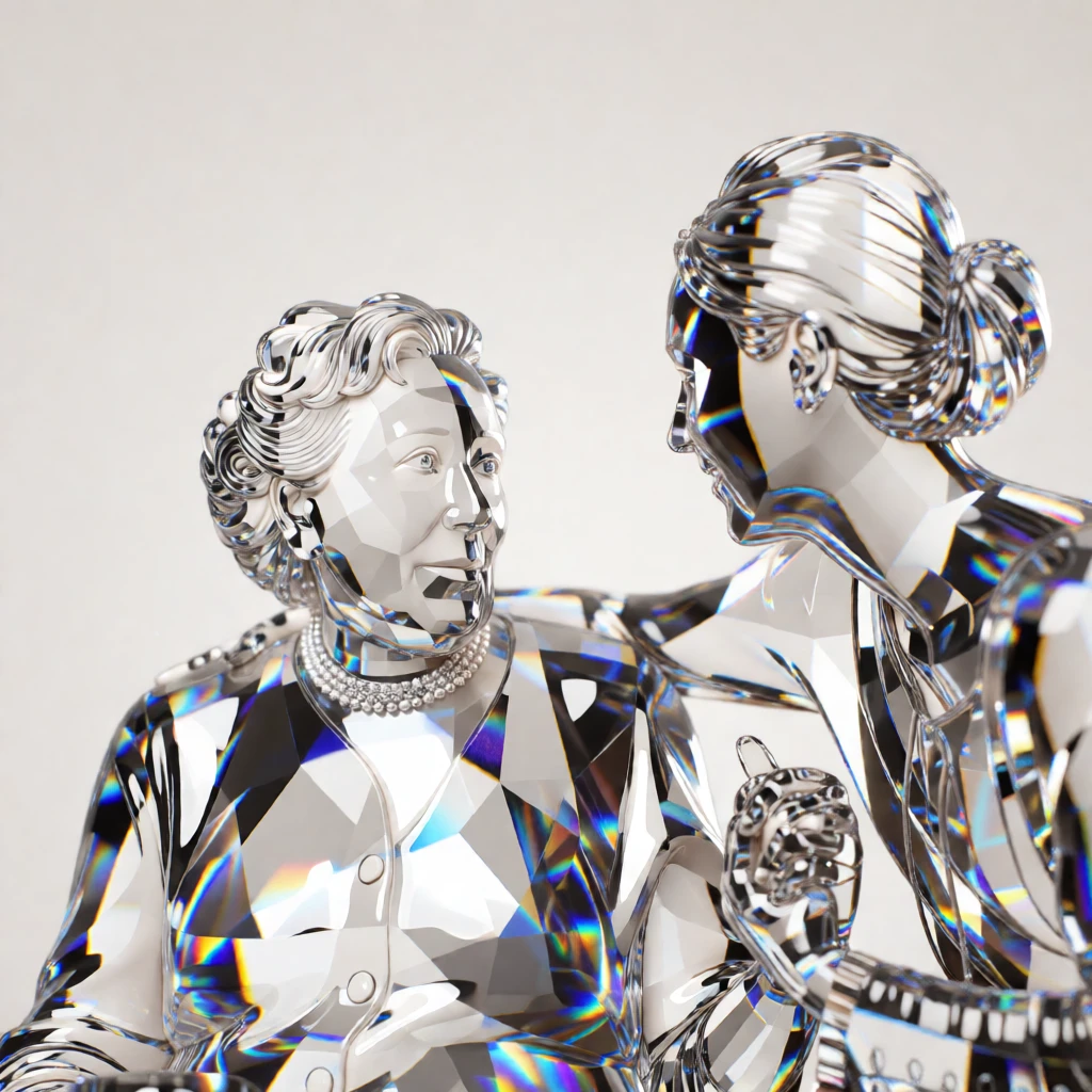 Crystal Sculpture generated by PortraitArt