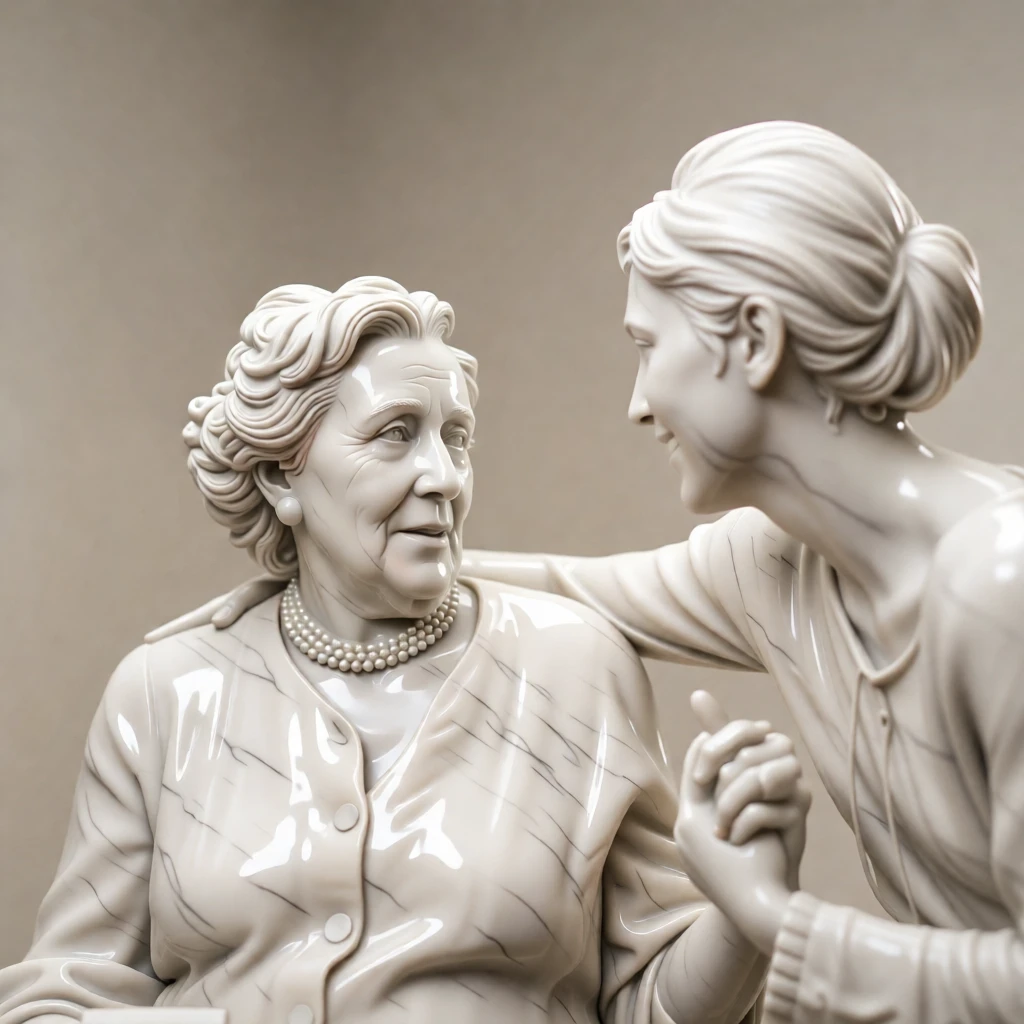 Marble Sculpture generated by PortraitArt