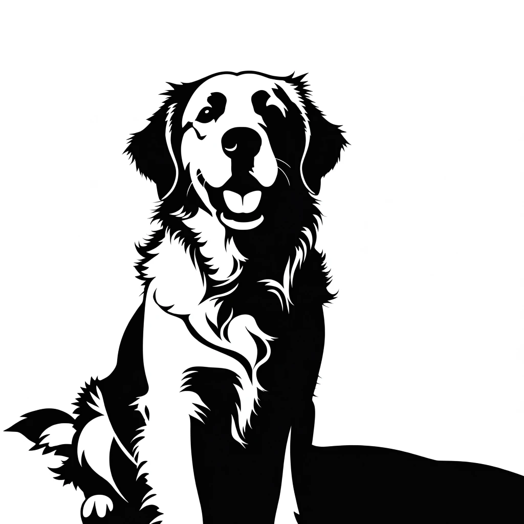 Black & White generated by PortraitArt