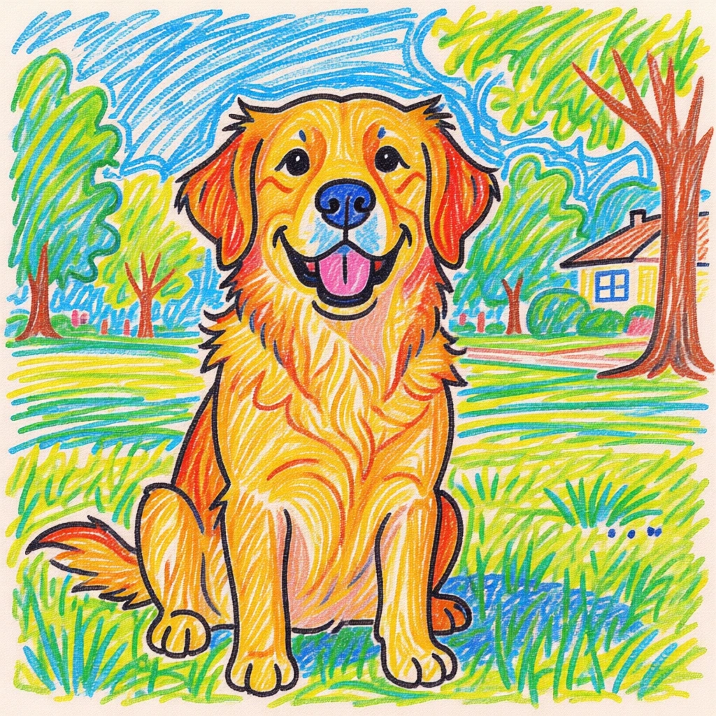 Kids Drawing generated by PortraitArt