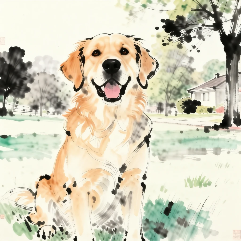 Color Ink Painting (Chinese) generated by PortraitArt