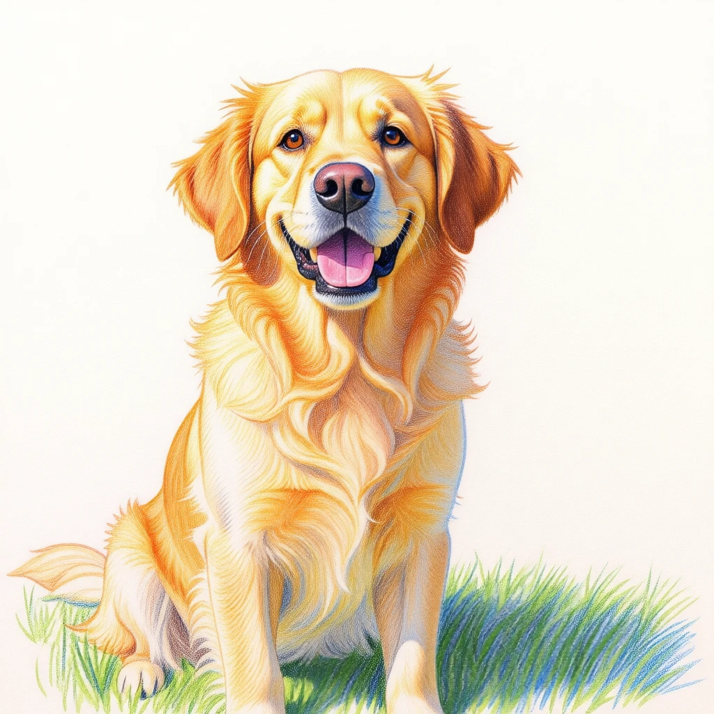 Colored Pencil Sketch generated by PortraitArt