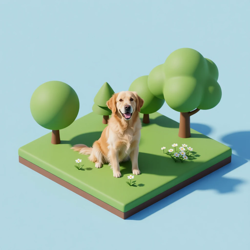 Isometric Miniature generated by PortraitArt