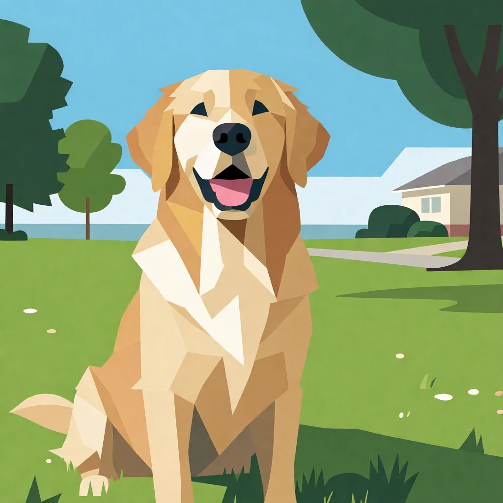 Minimalist Geometric Art generated by PortraitArt