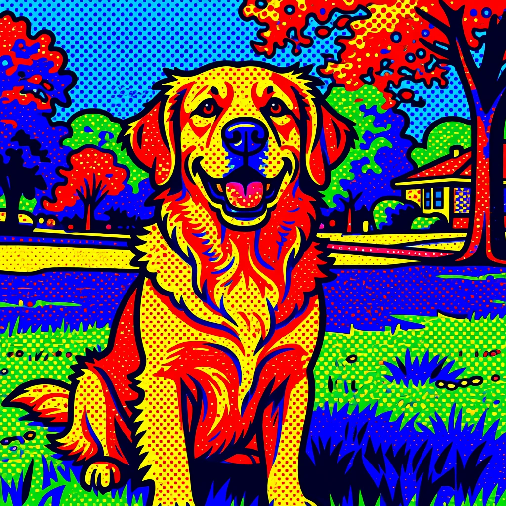 Halftone Pop Art generated by PortraitArt