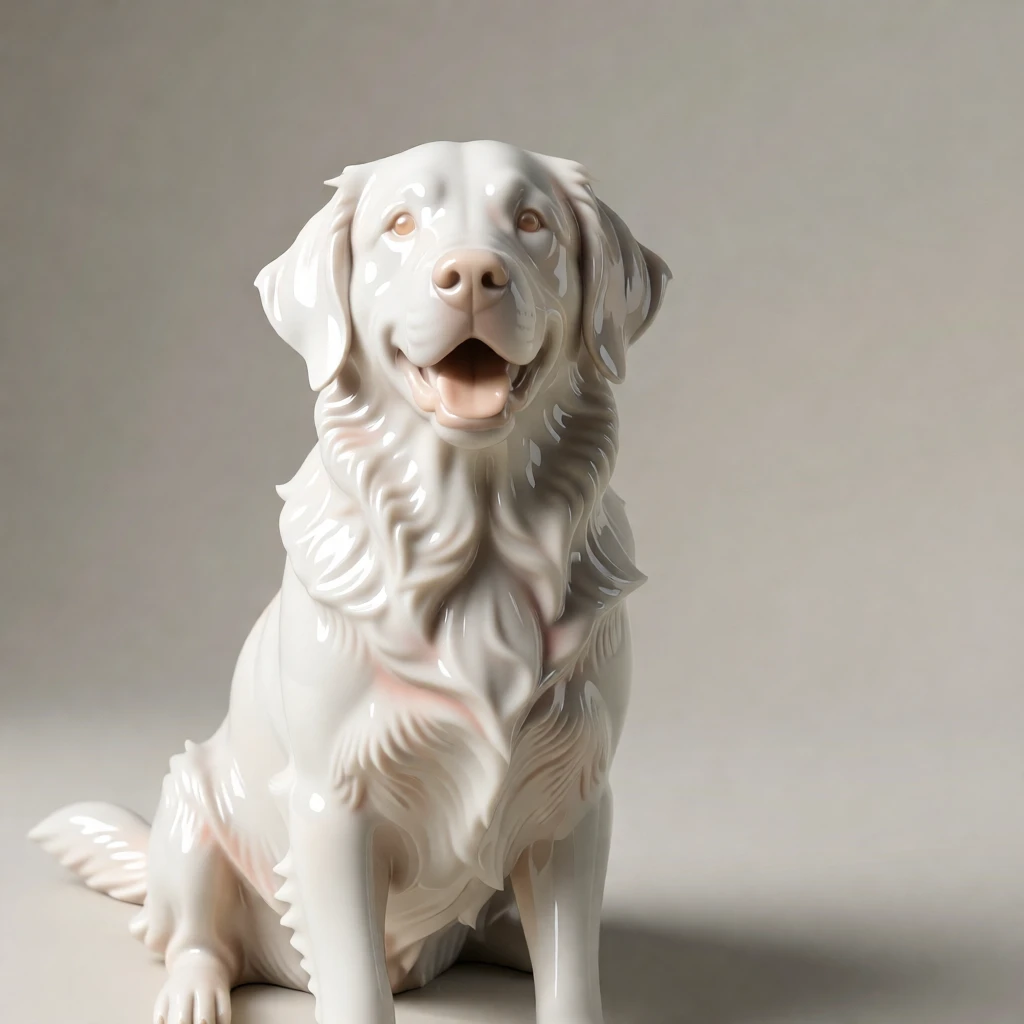Porcelain Sculpture generated by PortraitArt
