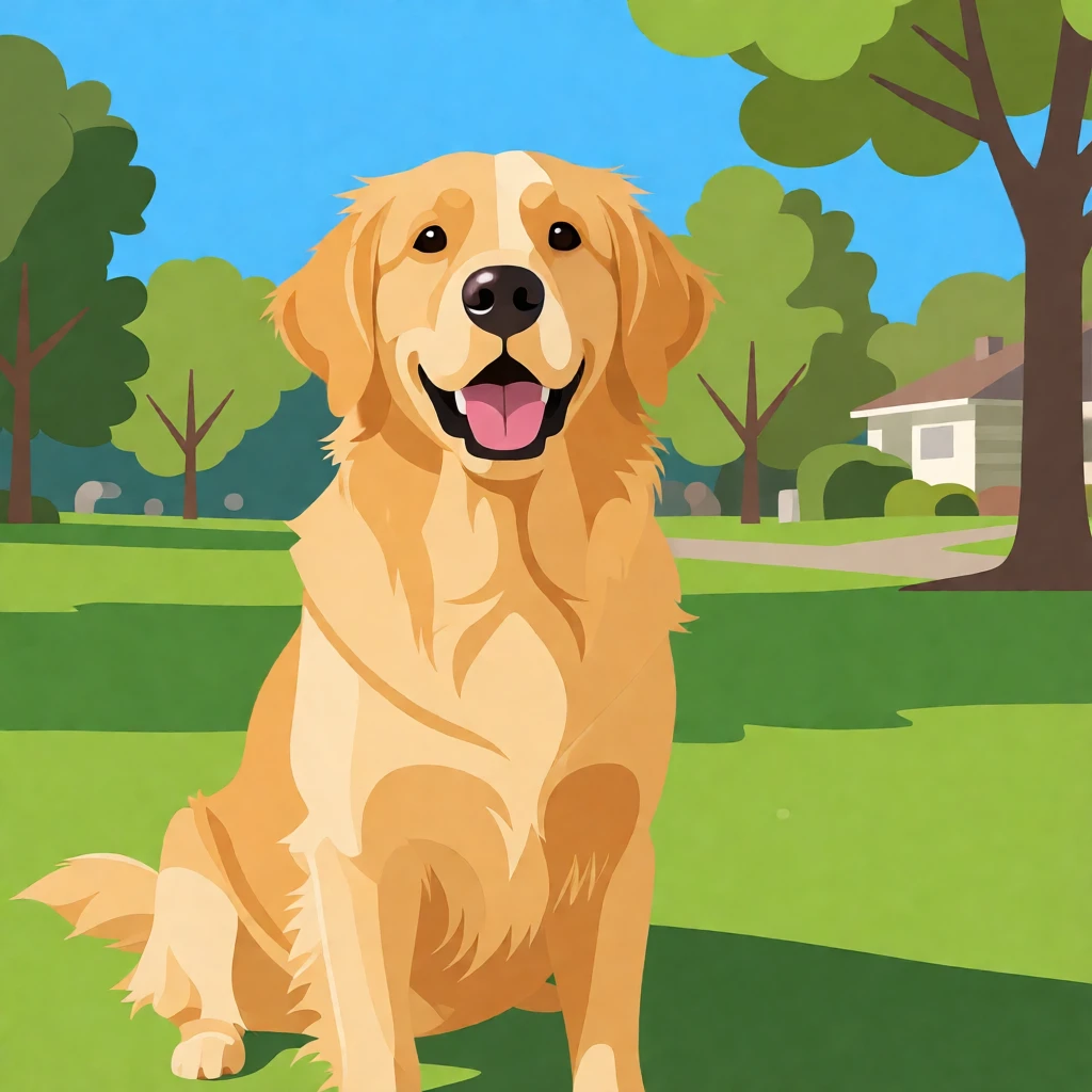 Simple Illustration generated by PortraitArt