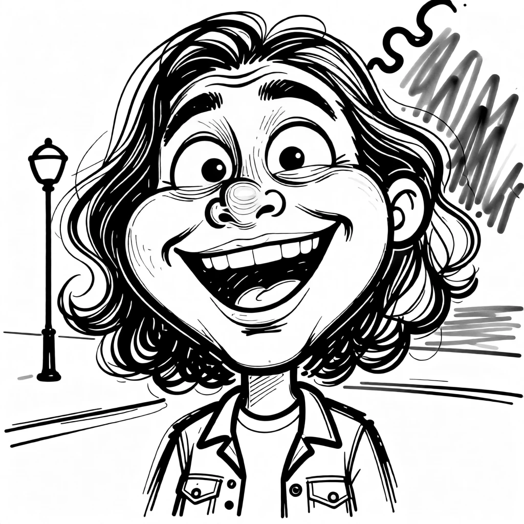 Caricature Bold Line generated by PortraitArt