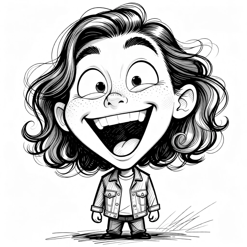 Caricature Drawing generated by PortraitArt