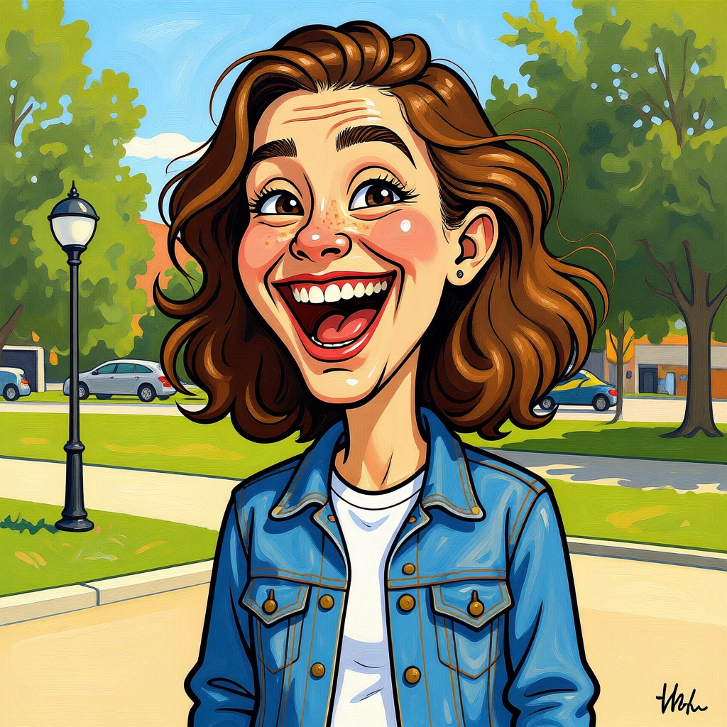 Caricature Painting generated by PortraitArt