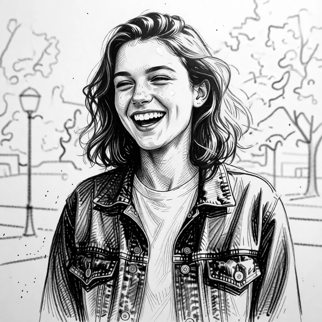 Charcoal Sketch generated by PortraitArt