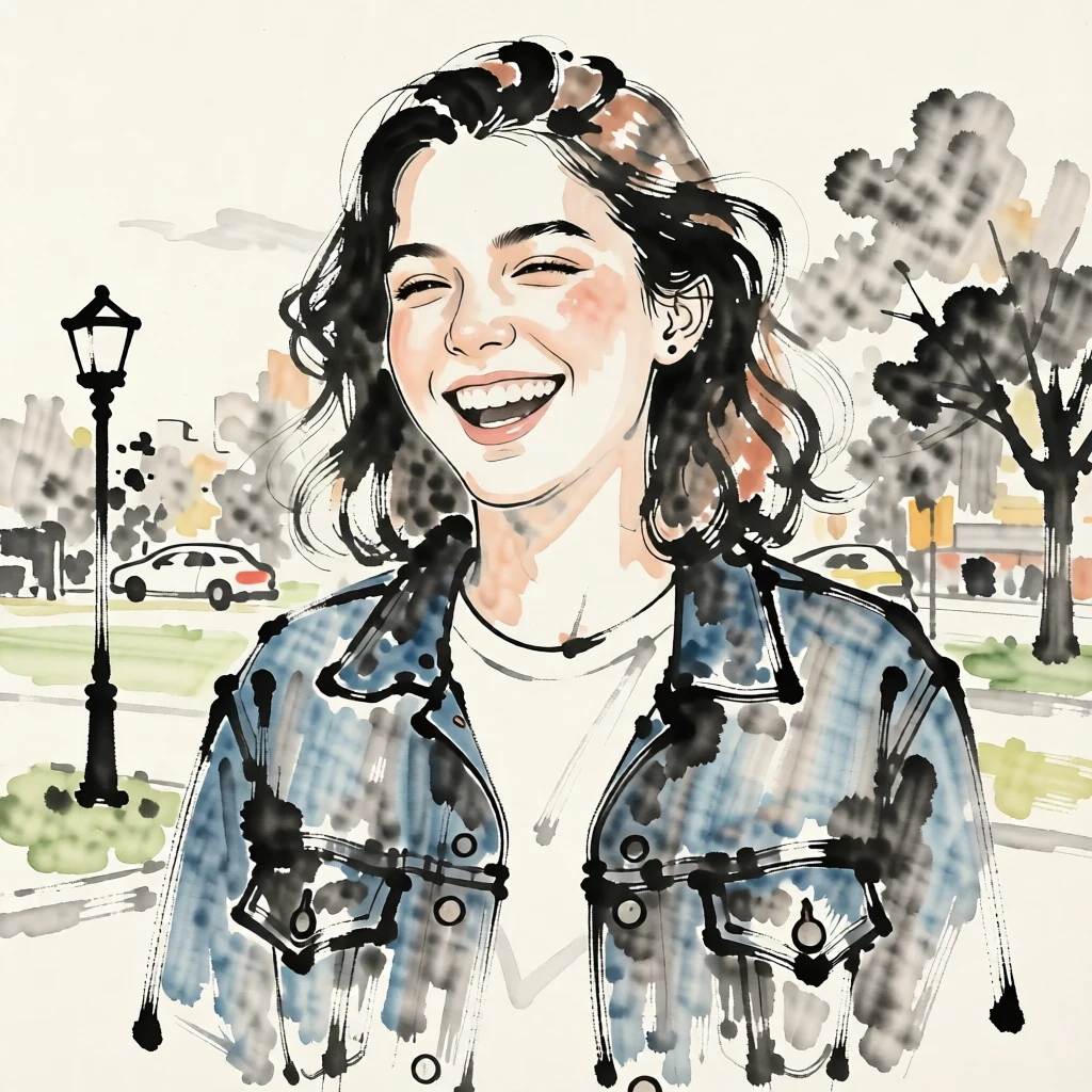 Color Ink Painting (Chinese) generated by PortraitArt