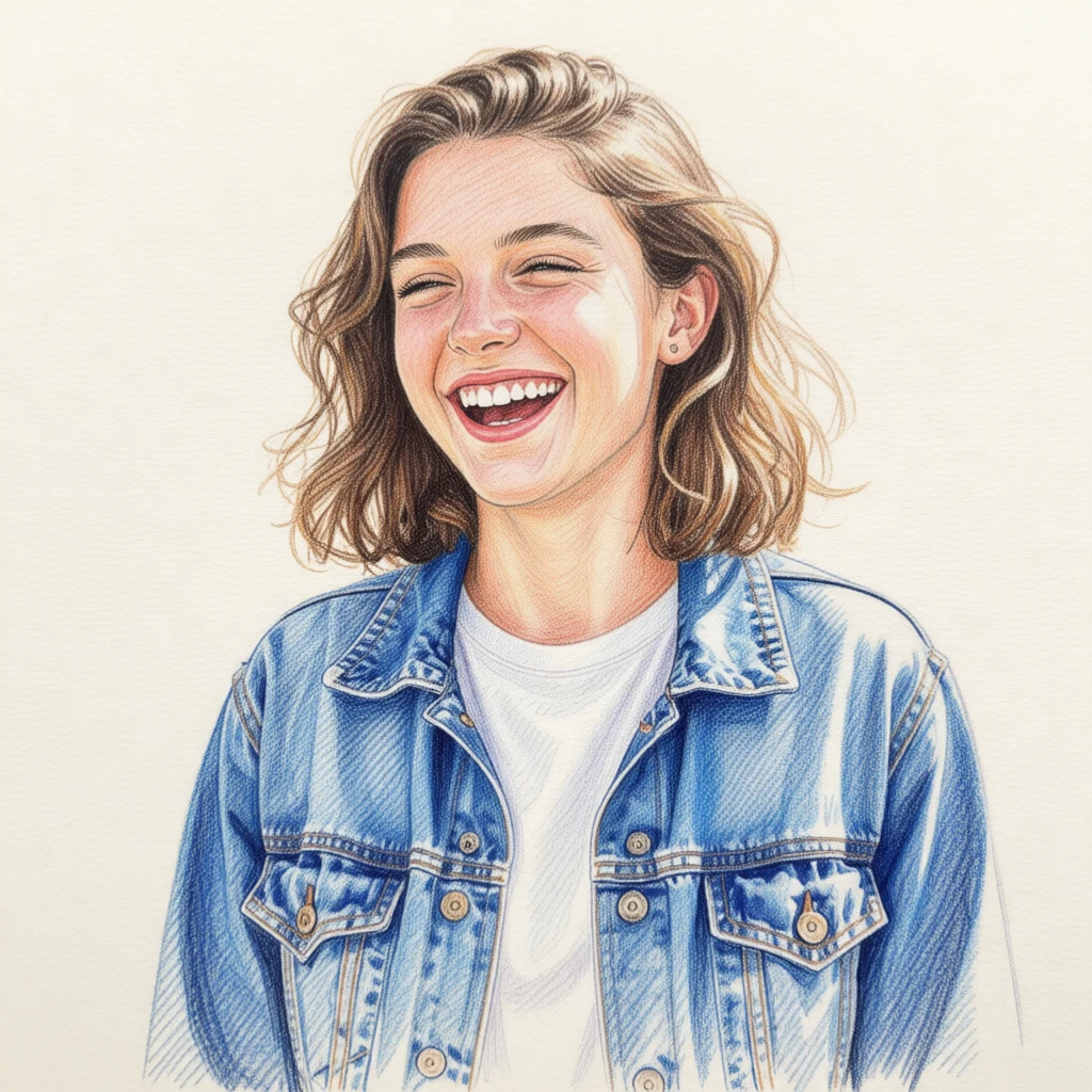 Colored Pencil Sketch generated by PortraitArt