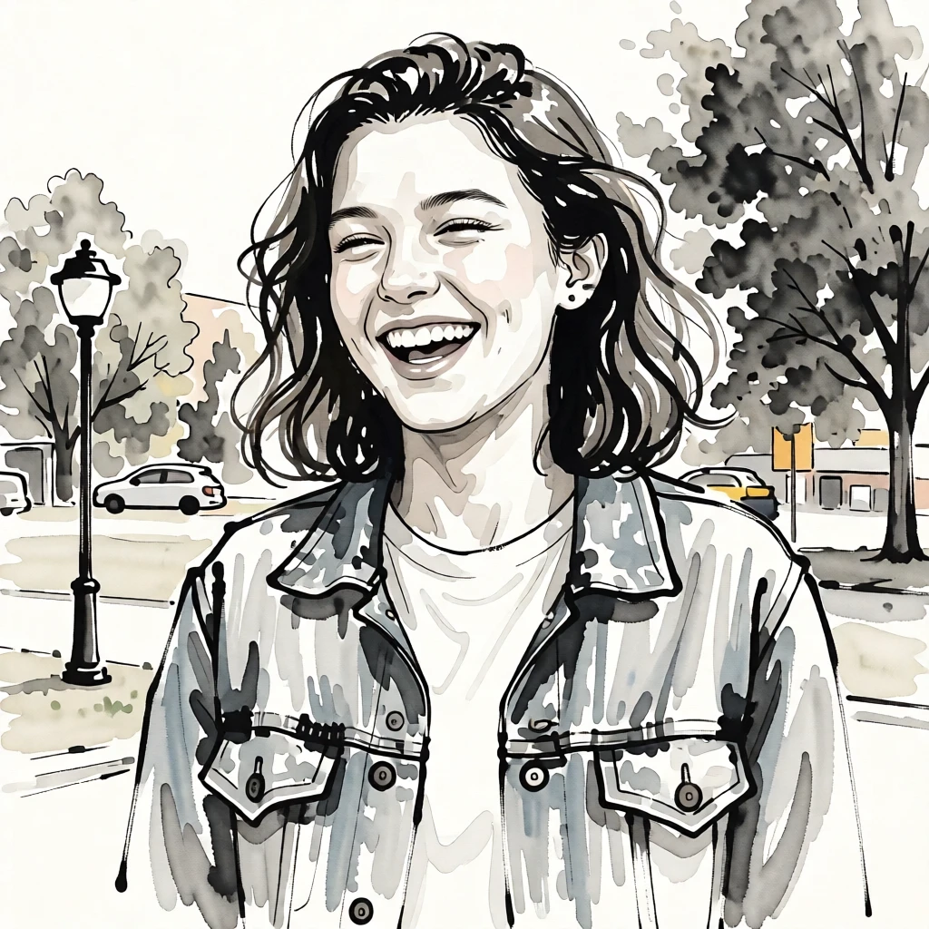 Sumi-e (Japanese) generated by PortraitArt