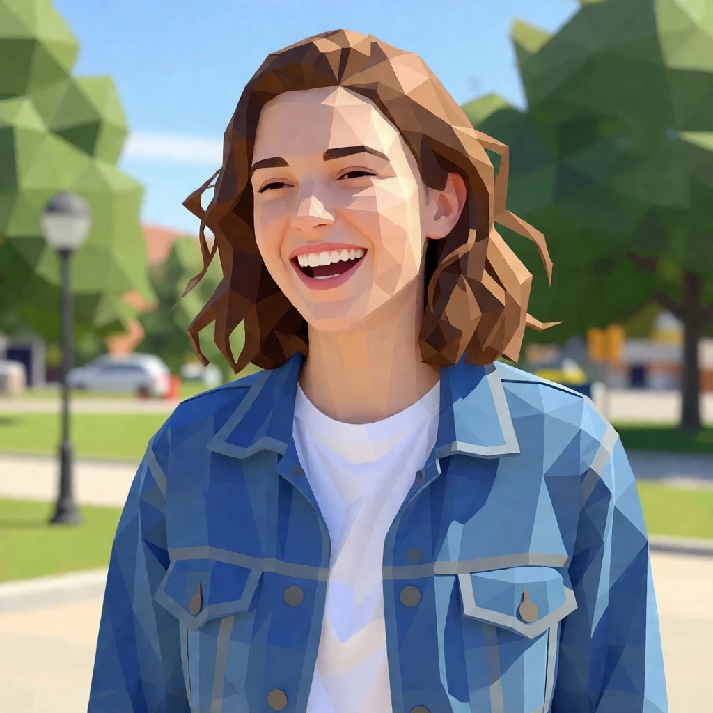 Low-Polygon generated by PortraitArt