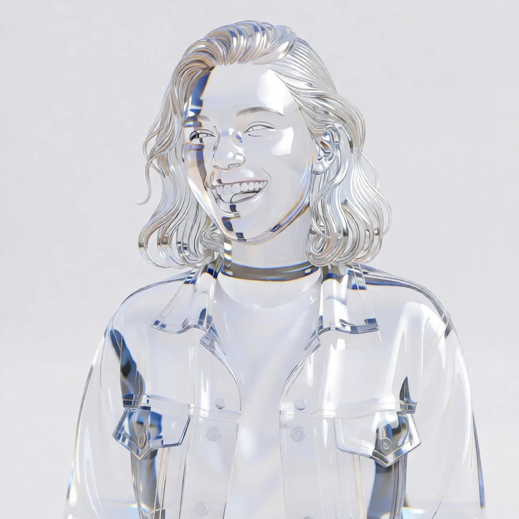 Glass Sculpture generated by PortraitArt