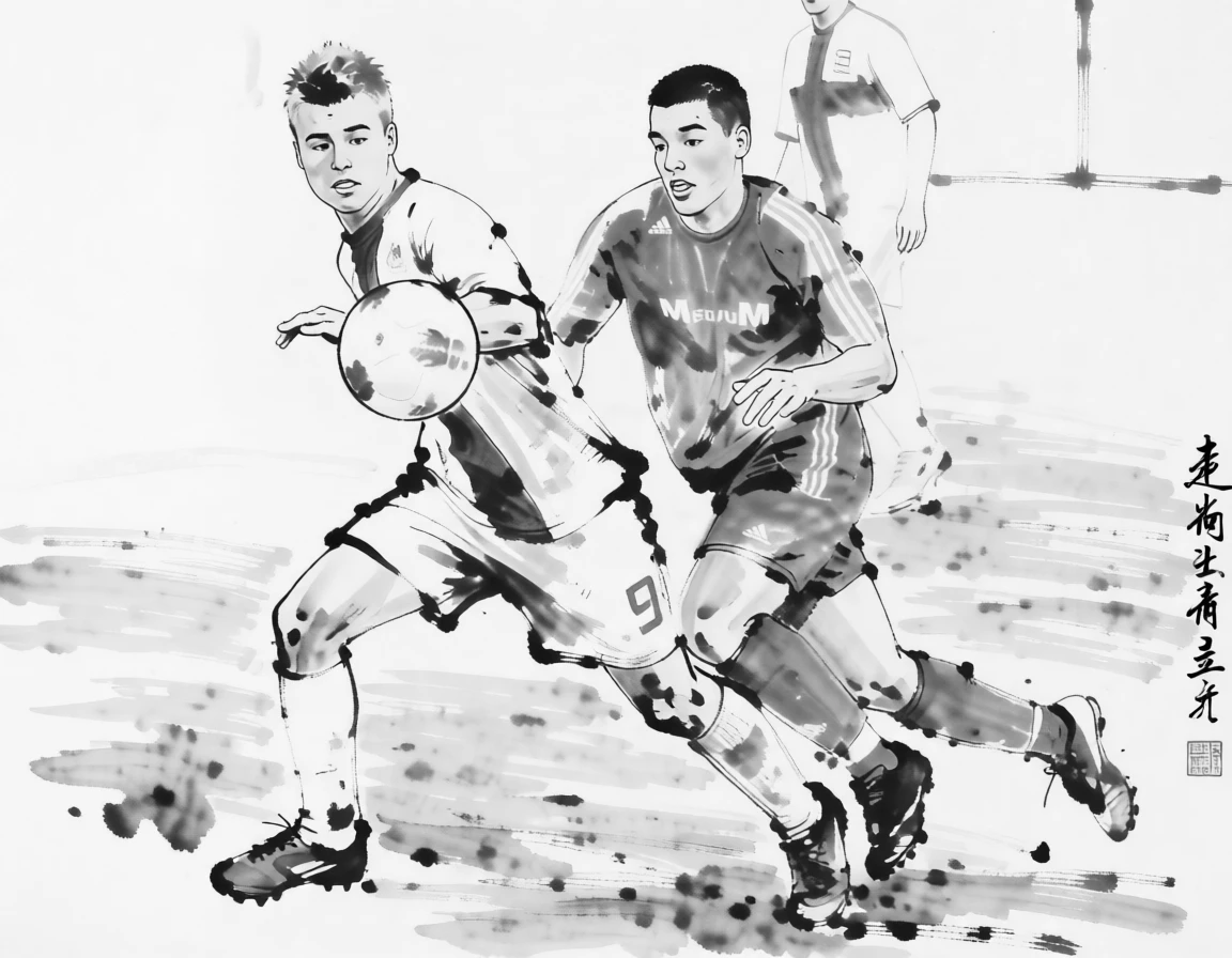 BW Ink Painting (Chinese) generated by PortraitArt