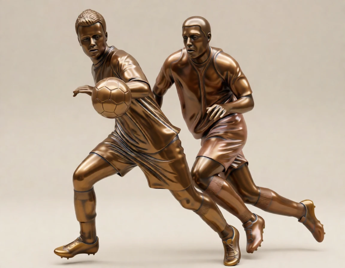 Bronze Sculpture generated by PortraitArt