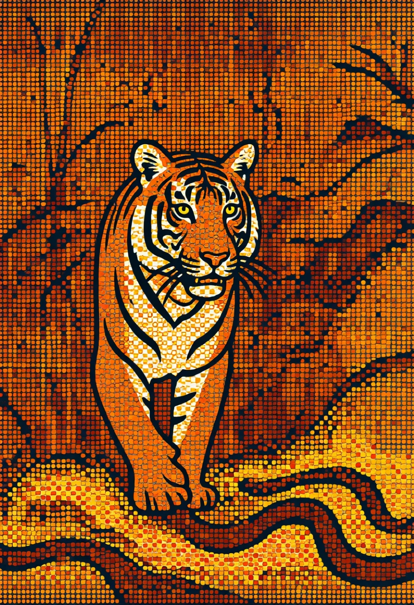 Dot Painting (Aboriginal) generated by PortraitArt