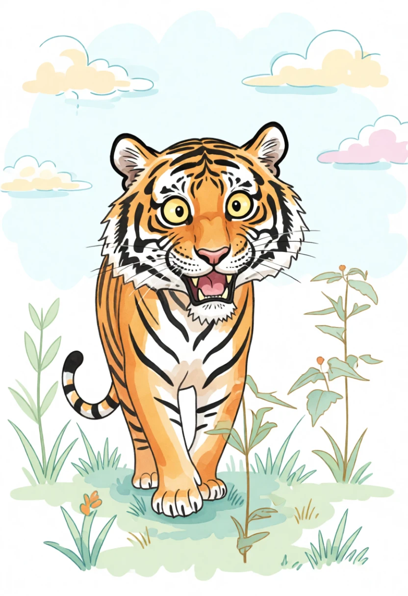 Caricature Watercolor generated by PortraitArt