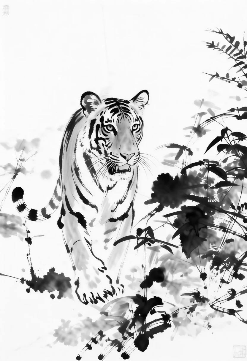 BW Ink Painting (Chinese) generated by PortraitArt