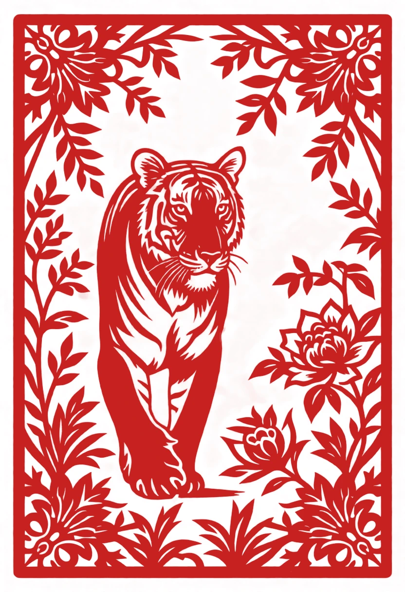 Paper Cutting (Chinese) generated by PortraitArt