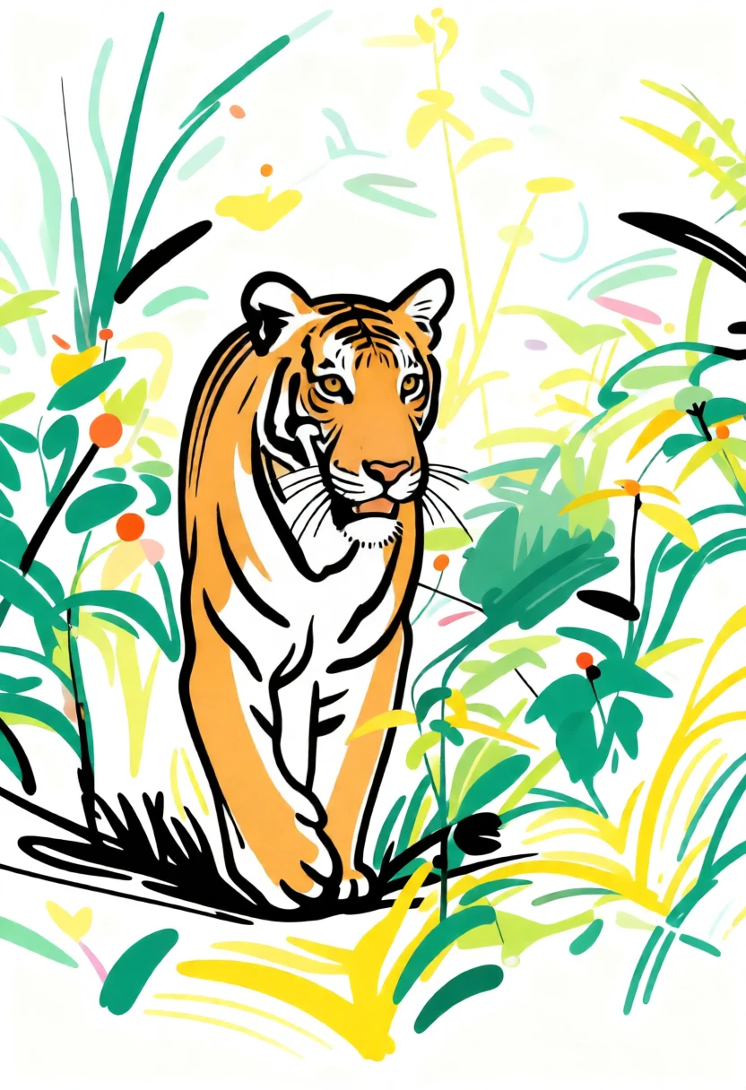 Bold Line Illustration generated by PortraitArt