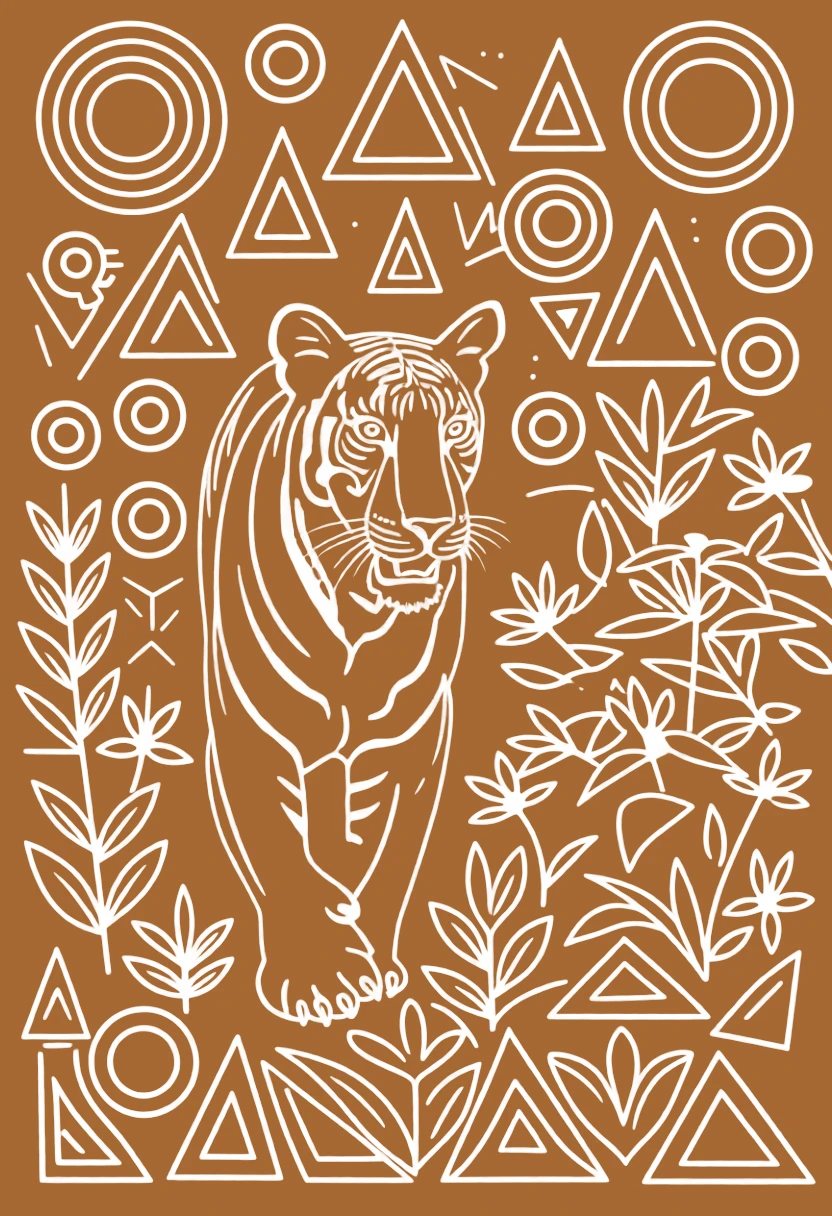 Warli (Indian) generated by PortraitArt