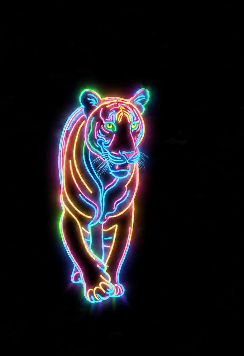 Neon Light generated by PortraitArt
