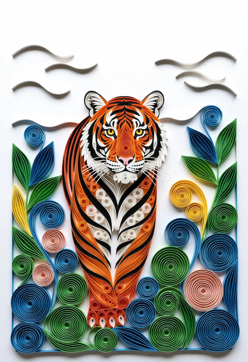 Quilling Art generated by PortraitArt