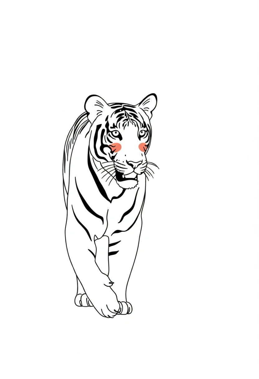 Warm Line Portraits generated by PortraitArt