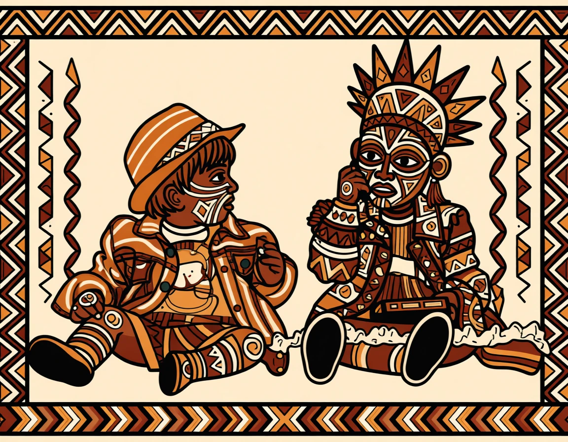 Tribal Art (African) generated by PortraitArt