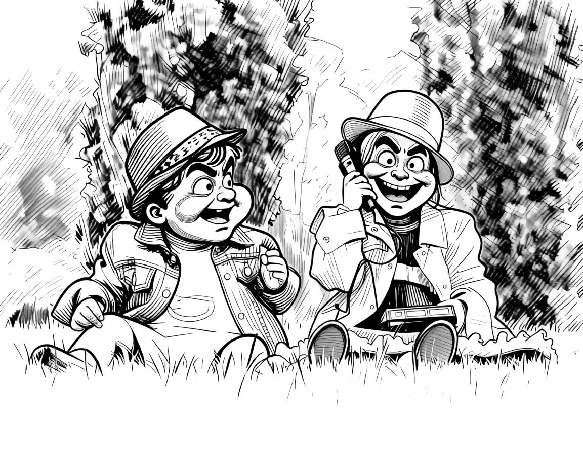 Caricature Drawing generated by PortraitArt