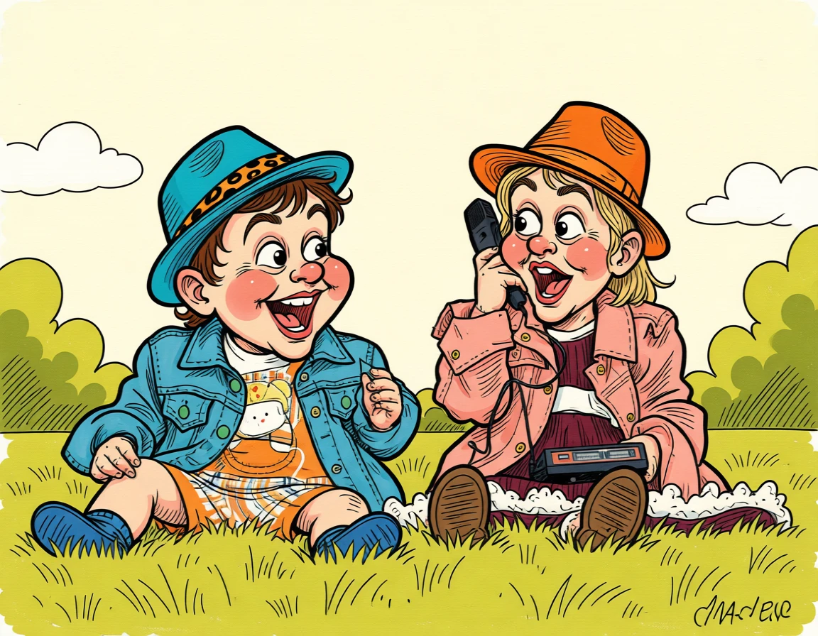 Caricature Painting generated by PortraitArt