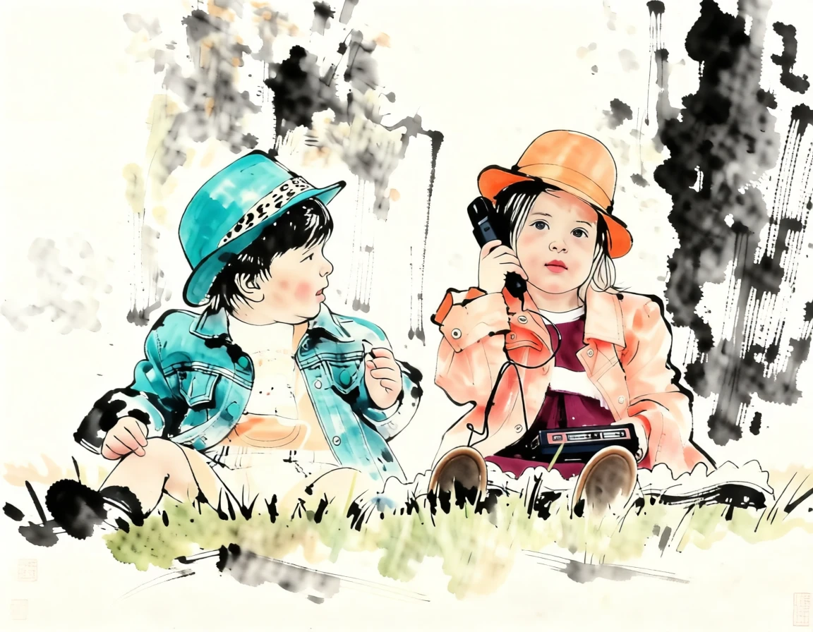 Color Ink Painting (Chinese) generated by PortraitArt