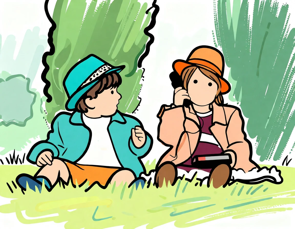 Bold Line Illustration generated by PortraitArt