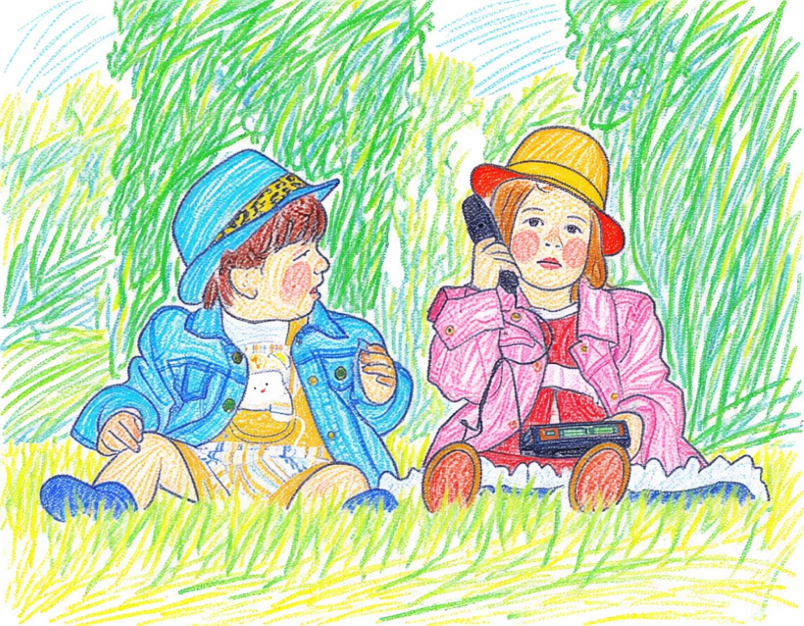 Crayon Drawing generated by PortraitArt