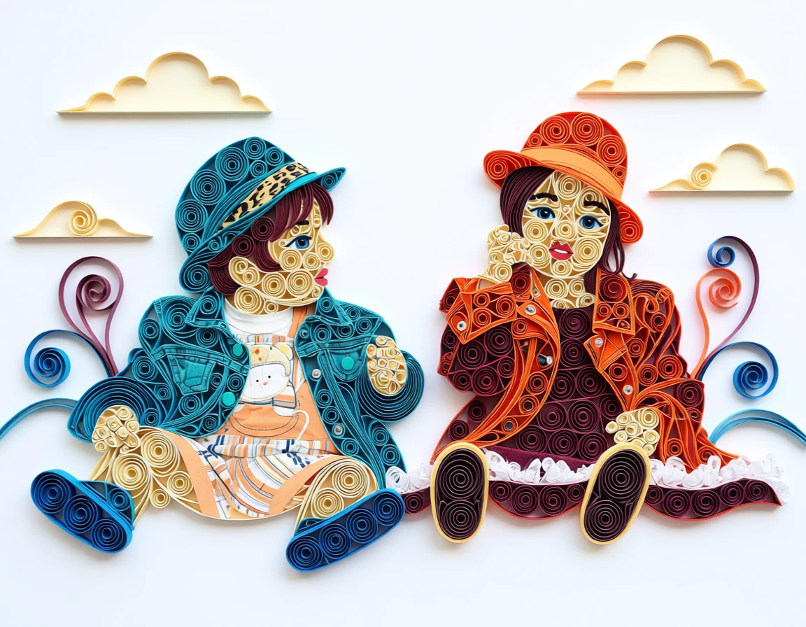 Quilling Art generated by PortraitArt