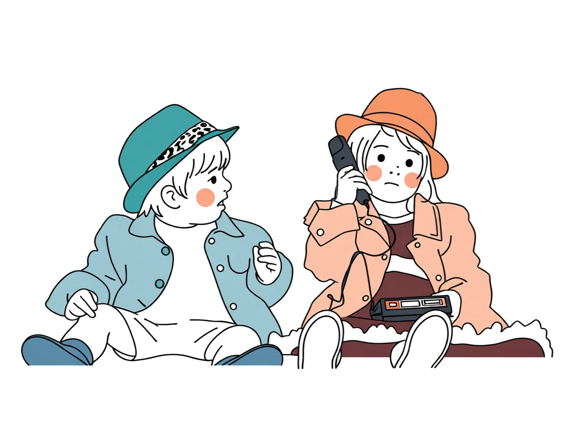 Warm Line Portraits generated by PortraitArt