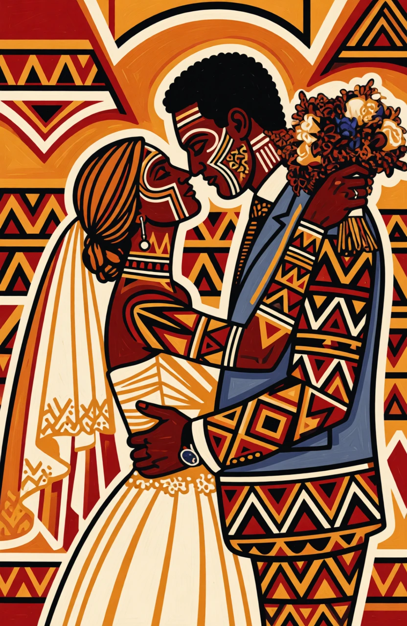 Tribal Art (African) generated by PortraitArt