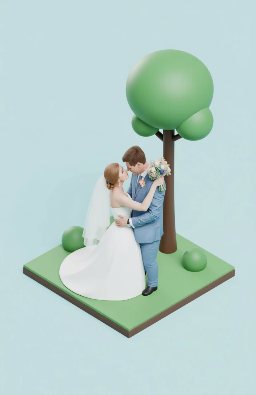 Isometric Miniature generated by PortraitArt