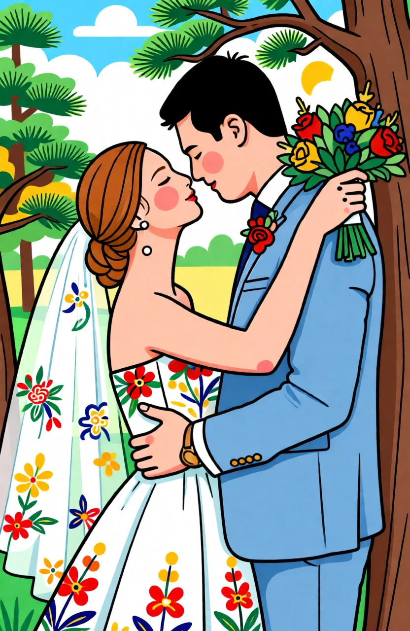 Minhwa Art (Korean) generated by PortraitArt