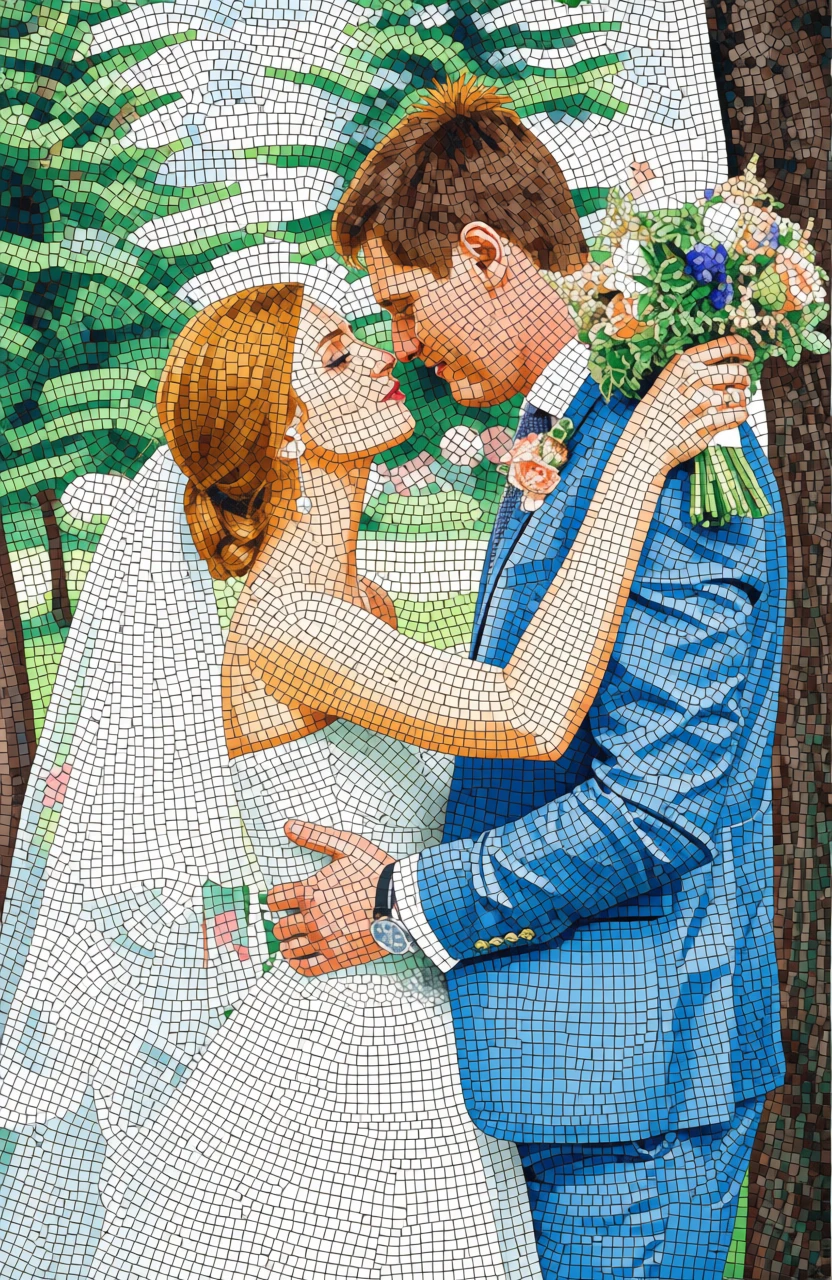 Mosaic Art generated by PortraitArt