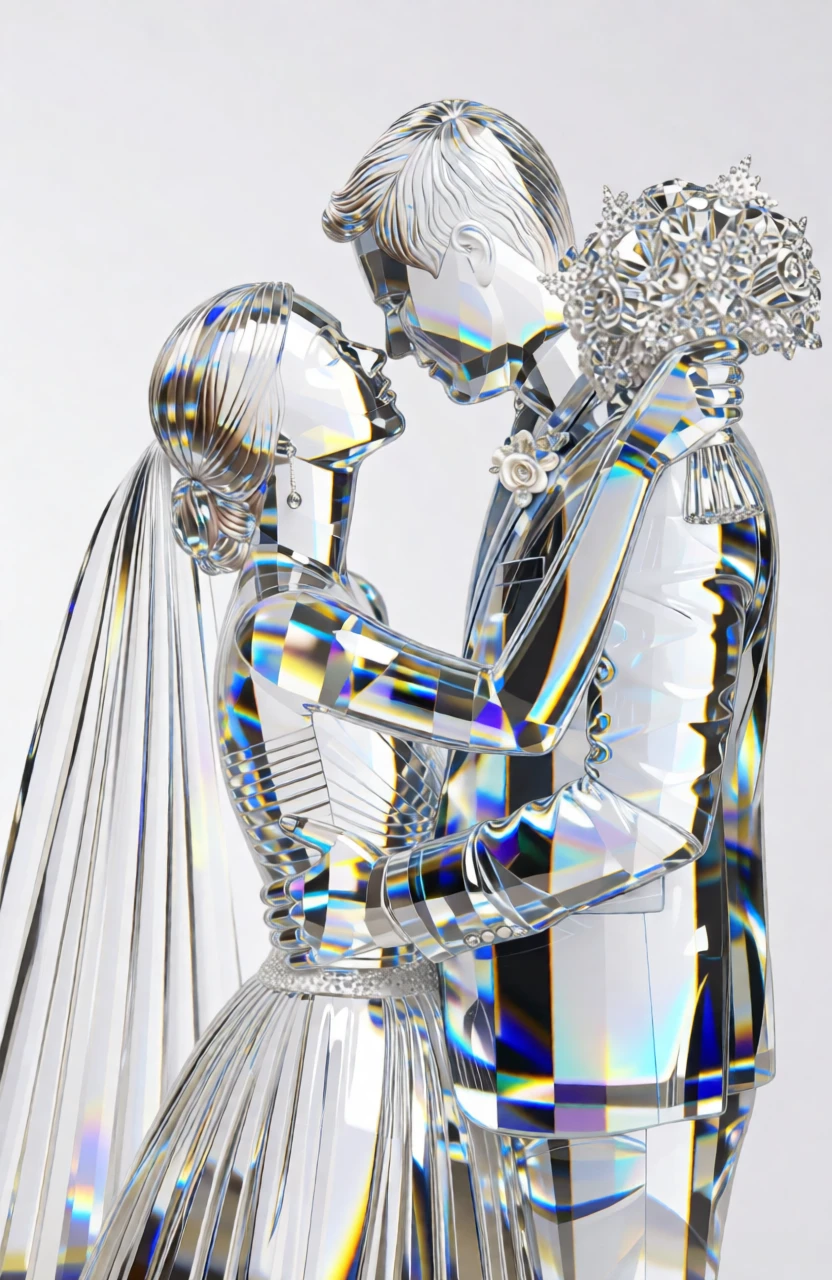 Crystal Sculpture generated by PortraitArt