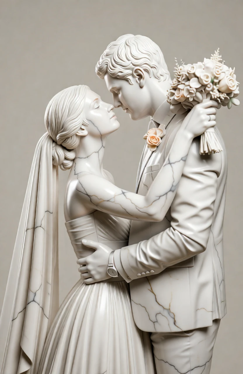 Marble Sculpture generated by PortraitArt