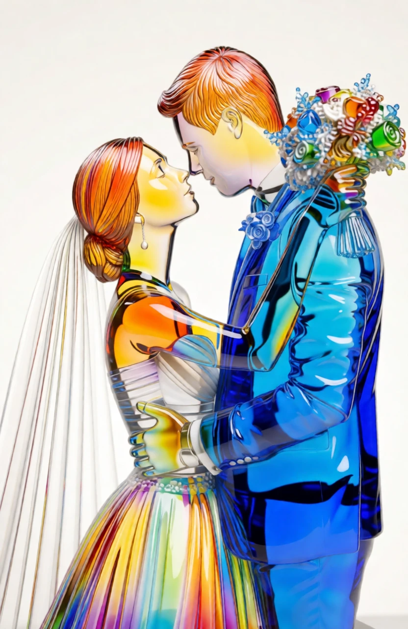 Murano Glass Sculpture generated by PortraitArt